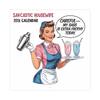 2026 Funny Sarcastic Housewives Wall Calendar With Daily Humorous Quotes In English January-December Work-From-Home Calendar