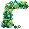 130/70pcs green balloon set, suitable for wedding, birthday, party, bachelor party decoration