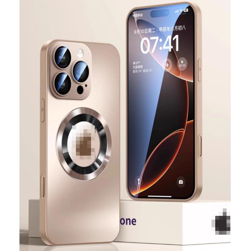 15 For Iphone Pro Matte Glass Magnetic Case With Shockproof Antiindentation
