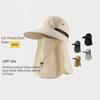 Waterproof Neck Flap Sun Hat Breathable UV Protection Cap Full Face Coverage Hat  Camping