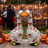 Blood Splatter Halloween Bloody Goose Costume Set Spooky Detachable Bloody Eyeball Yard Goose Statue Halloween Costume
