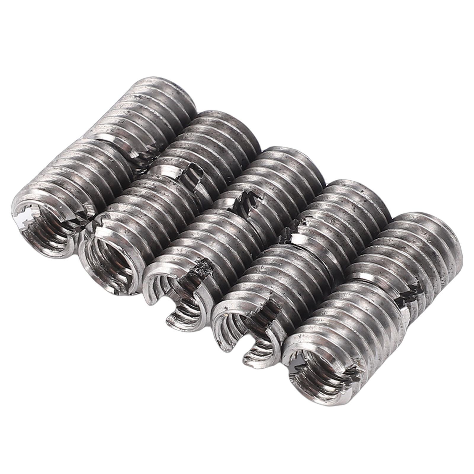 

10PCS Thread Reducing Nuts Repair Tool Stainless Steel M8 8mm Male to M6 6mm Female Thread Reducer Adapter Kit