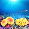 Aquariums Decoration Set of 11 Resins Simulated Coral Seaweed Plant Miniatures Ornaments for Fish Tanks Accessories