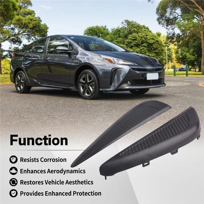 Front Bumper Side Molding Fog Light Cover For Toyota Prius 2019-2021 Part Numbers 52712-47040 52713-47040 Accessories