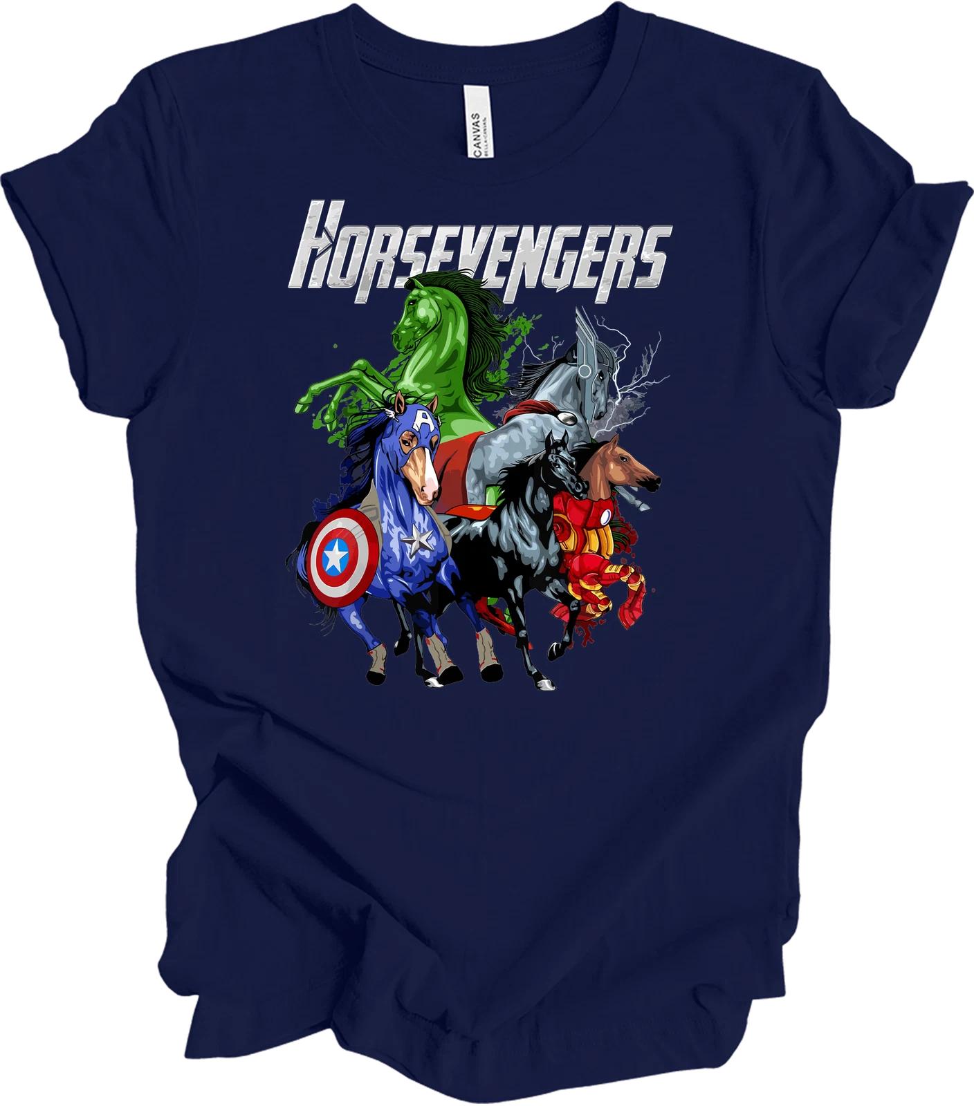 Horsevengers Funny Superhero Parody T shirt 3XL