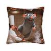 Pillow Cover Ratatouilles Graphic Cushion Cover  Cute Funny Pillow Case For Sofa Car Home Decor Pillowcases