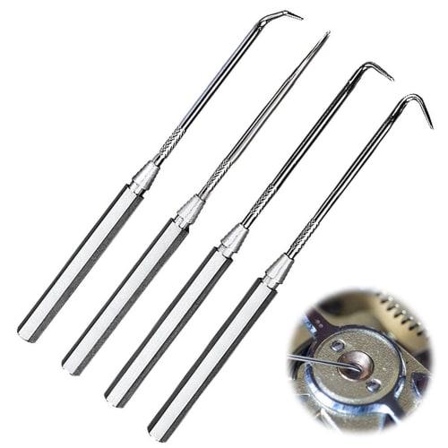 

PAVIKE Pick Tool Set (4-Piece Set) - Picking Tools, Hook Set, Picking Tool, Removal of Hose and Gaskets, Automotive and Electronic Product Maintenance