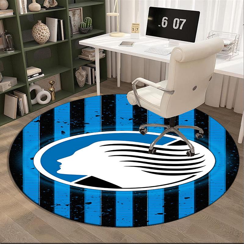 Atlanta Football Club Round Rug for Livingroom,Bedroom, Palyroom, Chair Rug, Area Rug, Circle Carpet, Fan Christmas Gift
