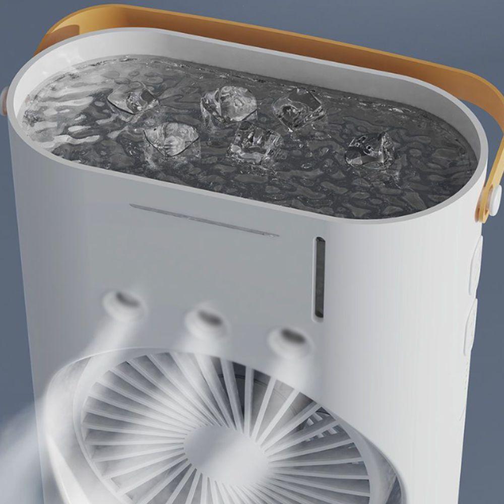 3 In 1 Air Conditioner Portable Humidifier Household LED Night Light Home