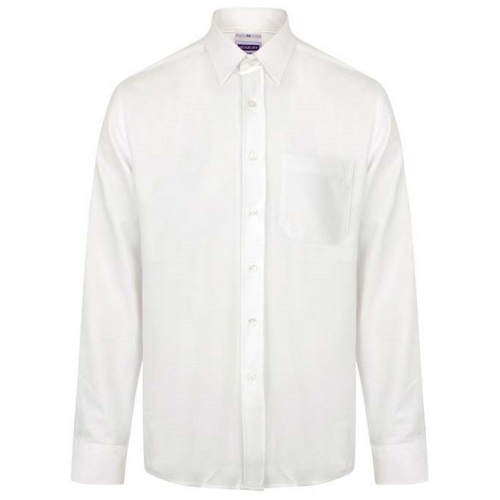 Henbury Mens Wicking Long-Sleeved Shirt
