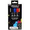 Oil Markers - PEBEO - 4Artist Marker - 5 Markers - 4 Mm Round Tip - Multicolour