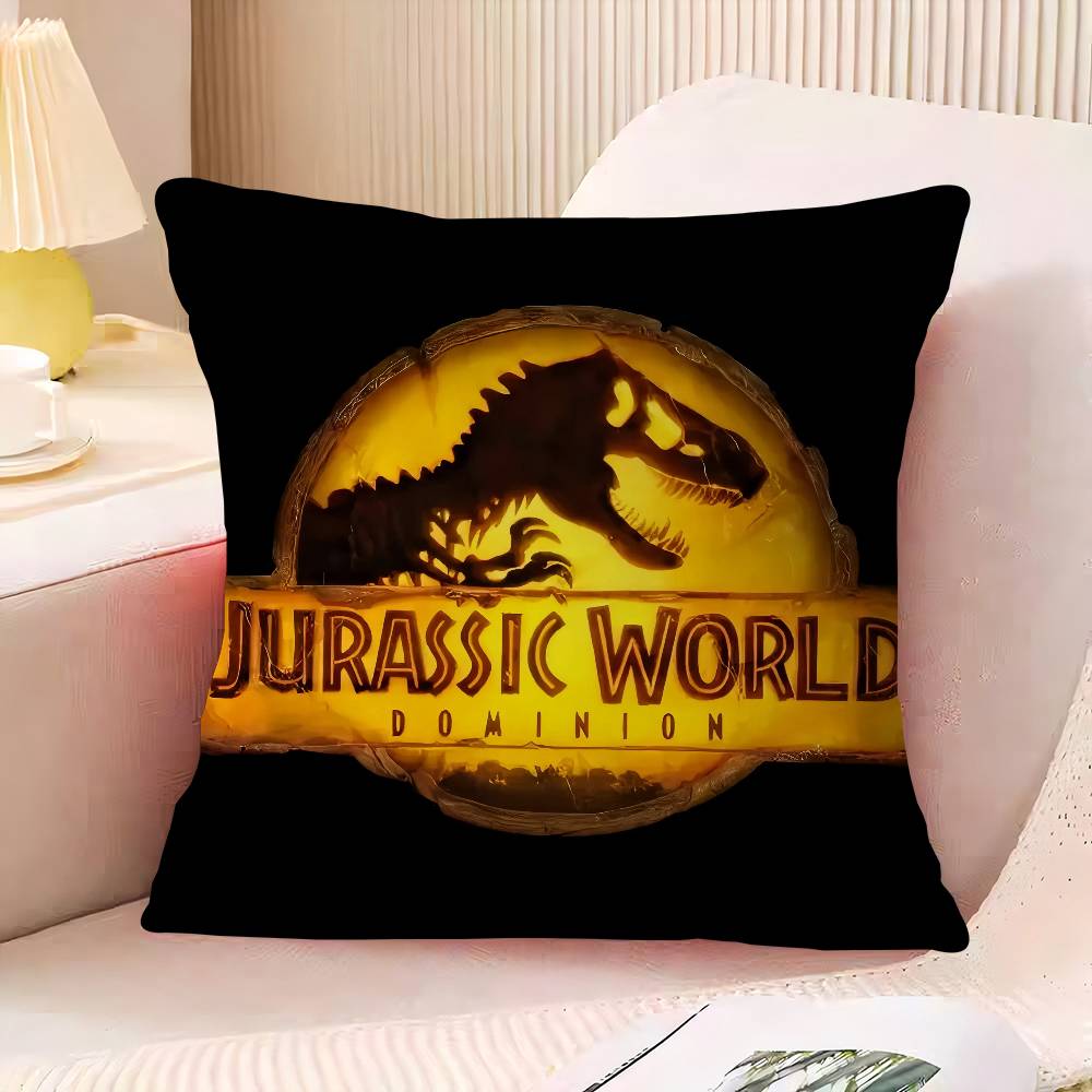 J-Jurassic P-Park Pillow Cushion Cover Pillowcase Living Room Sofa Home Decor Customized