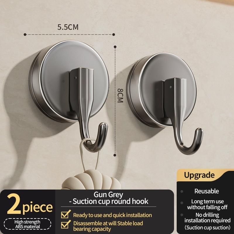 No Need To Drill Suction Cup Door Coat Hook Adhesive Hooks Row Hook, Key hook, Kitchen Hook, Storage Rack Clothes Hook