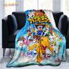 New Cartoon Digimon Blankets for Beds Anime Blanket Queen Size Soft Bed Sheet Rome Decor Winter Bedding Cover Kids Gift Picnic