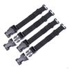 4 Pieces Adjustable Bag Backpack Chest Strap Belt Straps Storage Outdoor Camping Accessories