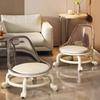 Clear Toddler Stool with Wheels: Roller Low Acrylic Chair for Home Use