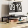 Wooden Monitor Lifting Rack Base Support Cushion Rack Computer Heightening Bracket Office Multifuncte Desktop Storage Rack