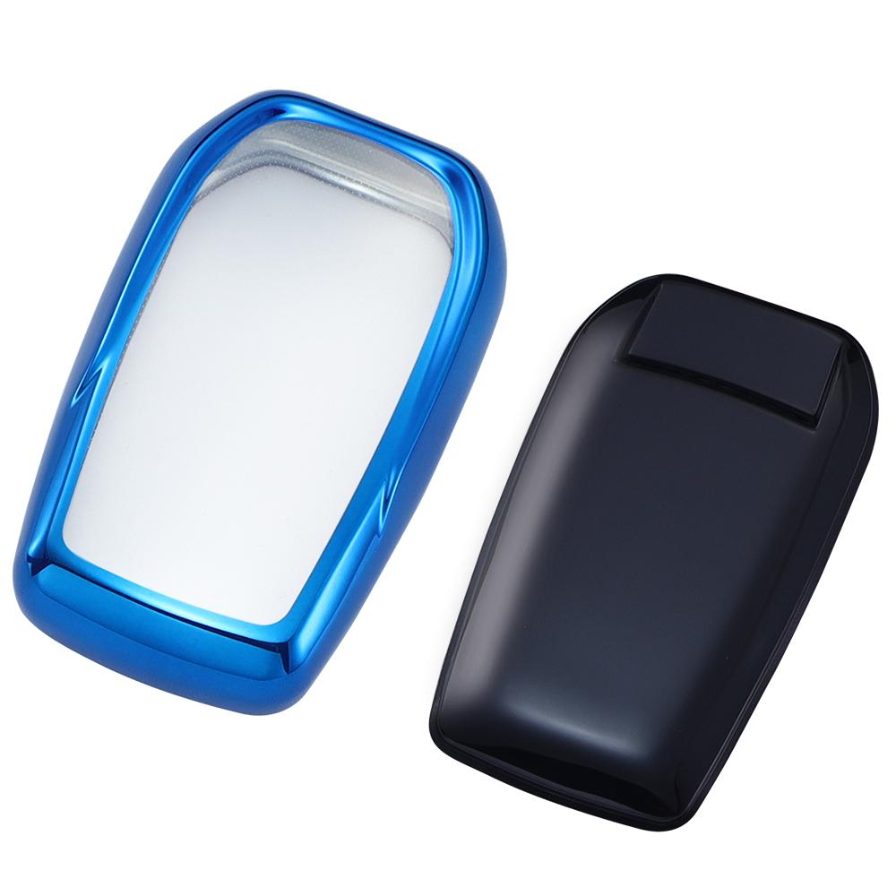 

Key Fob Cover Compatible with Toyota Camry/Corolla/RAV4/Tacoma/Tundra/Sienna- Soft TPU Protective Case, Anti-Scratch Shockproof A or B