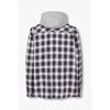 [men] Detachable Hoodie Check Shirt Jumper  91m6113113 