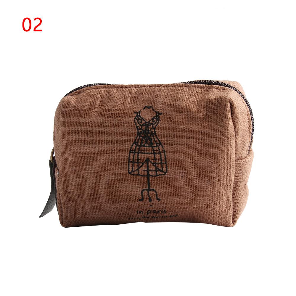 Retro Classic Canvas Purse Zip Wallet Small Coin Bag Case Pouch Holder Mini Gift