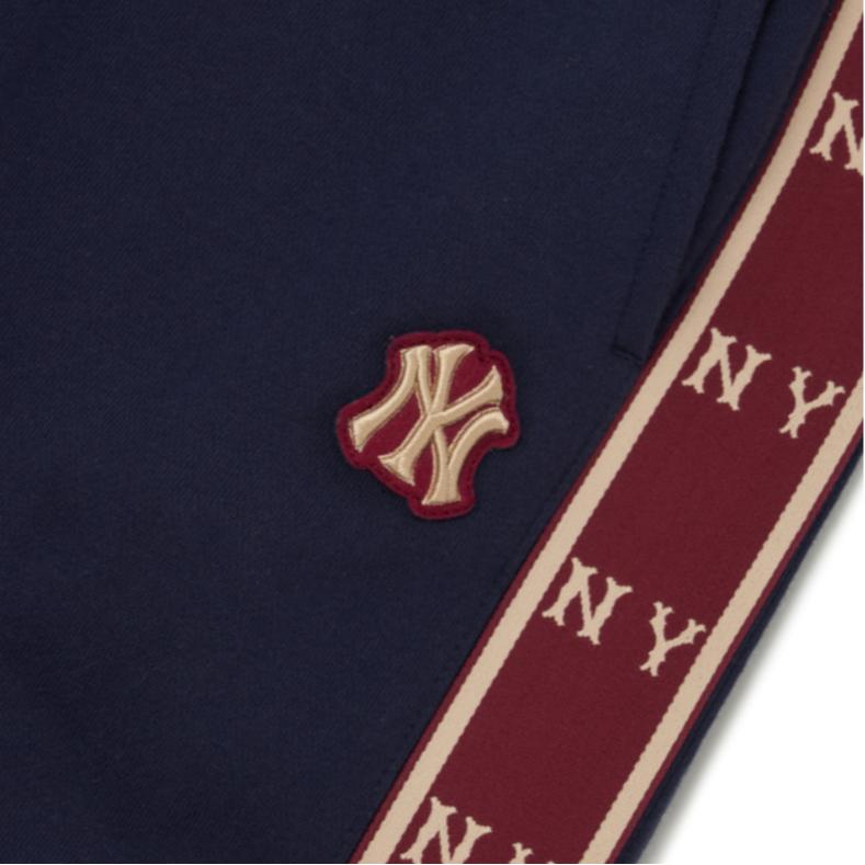 New MLB Knitted Sports Pants Unisex Navy Blue 3APTM0326-50NYD