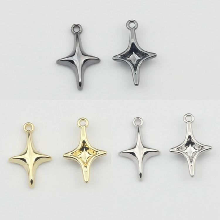 10xNecklace Making Awn Star Bead for DIY Necklace Jewelry Making Bead with Hole