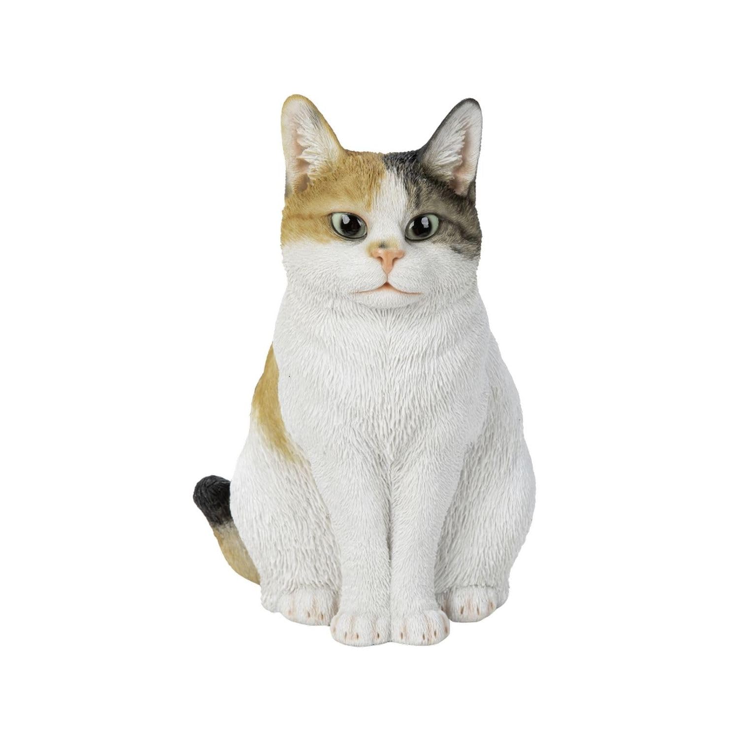 

Ubia Sitting Calico Cat x 20 x cm Doll Figure Ornament Animal Garden Decoration Realistic Cute Cat H16424 24.5 29.5
