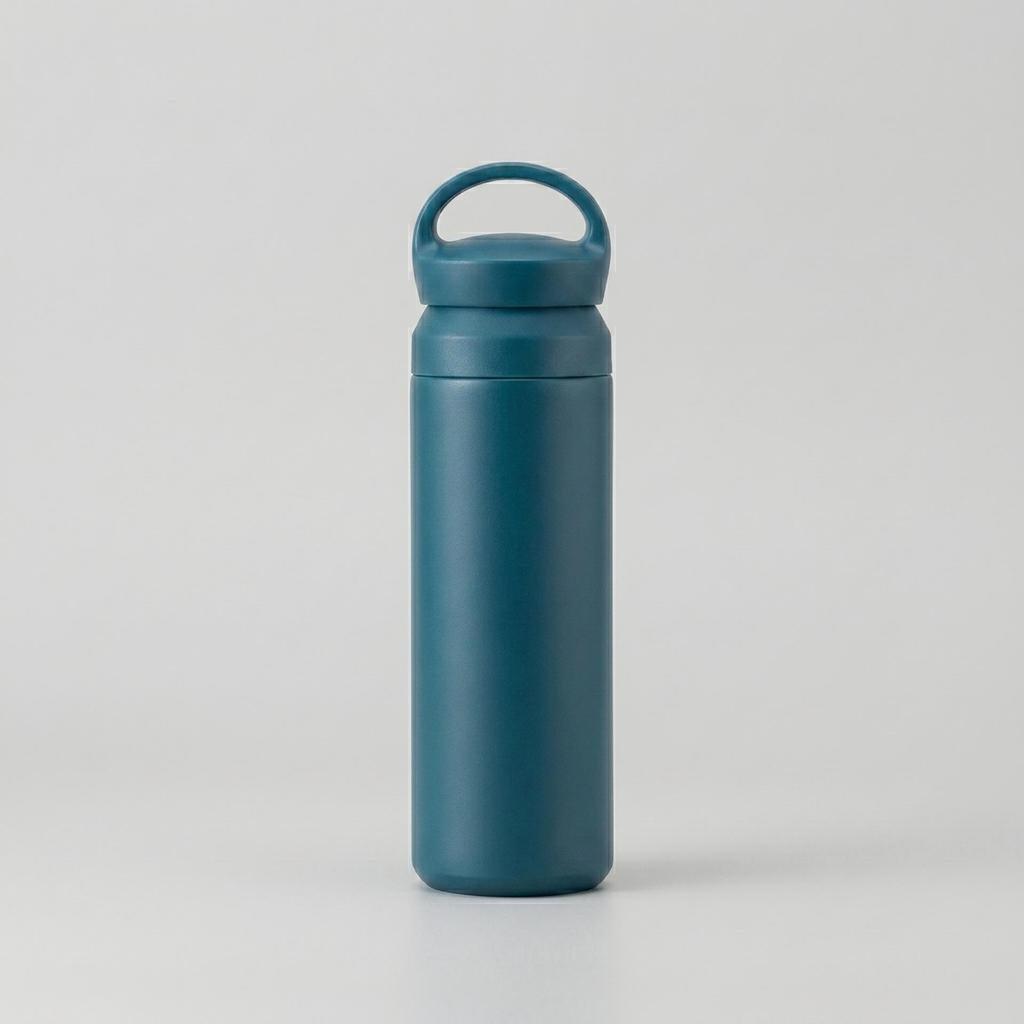 500ml Portable Double-Layer Stainless Steel Thermos Mug with Thermal Insulation and Cold Storage