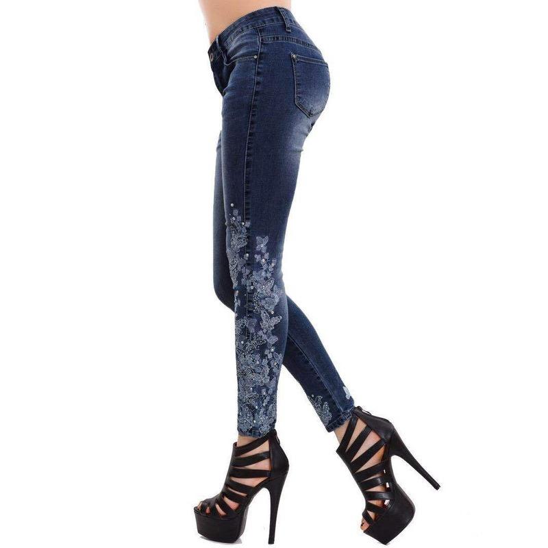 Plus Size High Stretch Skinny Jeans 