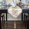 New Chinese-style Tablecloth Vintage Table Runner Tassel Decoration Luxury Home Table Cloth TV Cabinet Doilies Table Decoration