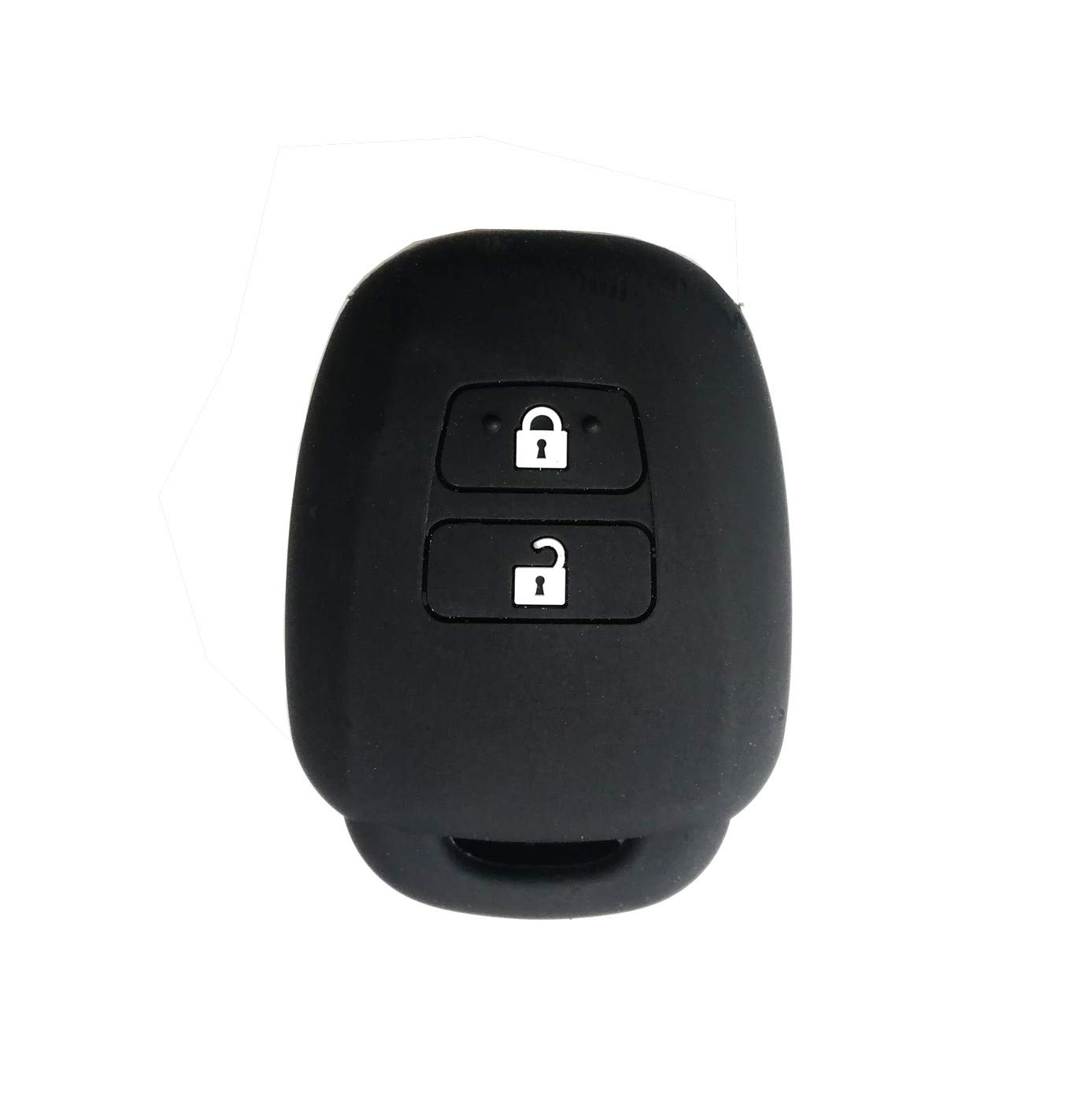 

Silicone Smart Key Case, For Toyota 2 Buttons, Vitz, Hiace, Aqua, Noah, Spade, Succeeded, чёрный