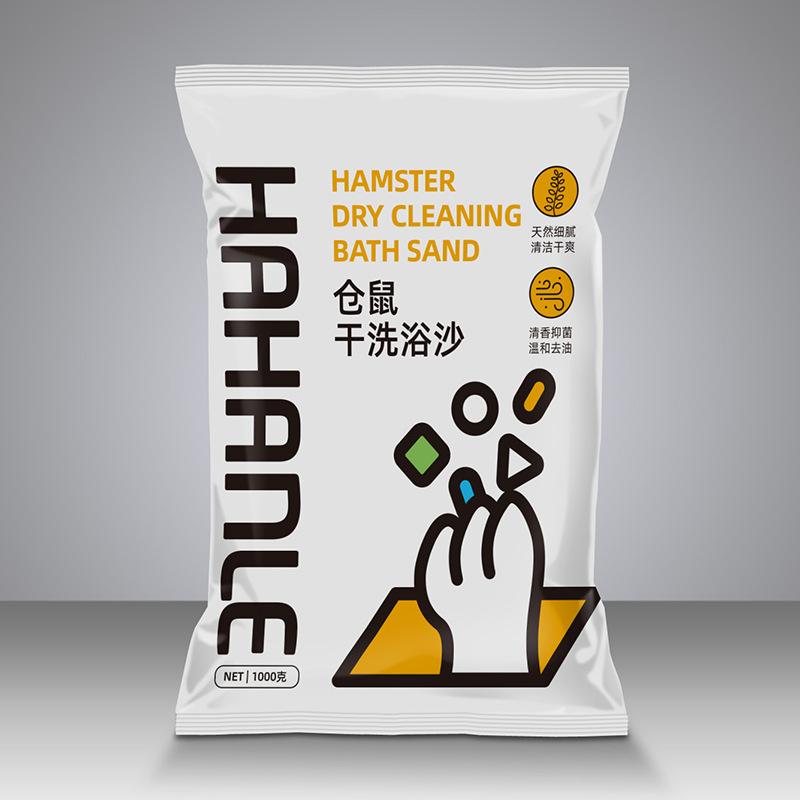 Hamster bath sand urine sand 1kg Chinchilla bath bath sand, cleaning and deodorizing hamster supplies