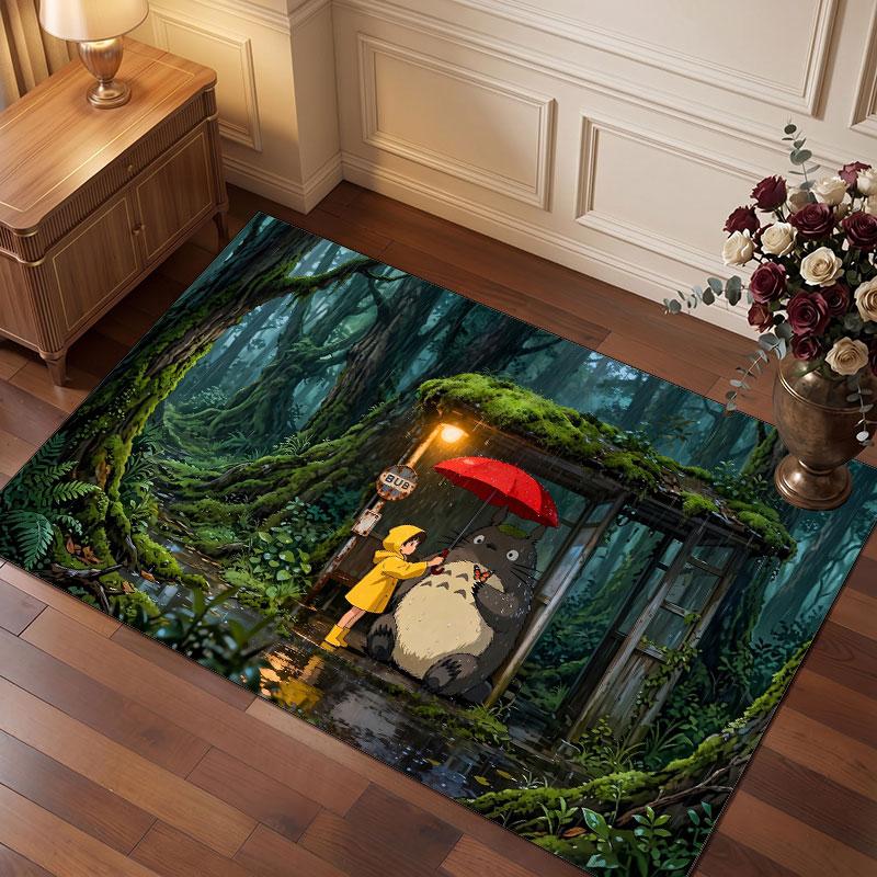 My Neighbor Totoro Rug Soft Thick Non Slip Floor Carpet for Bedroom Living Room Home Decor