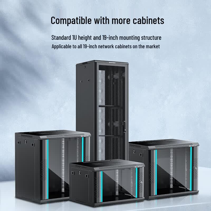 SAMZHE 25-Port 1U Rack Mount Modular Voice Patch Panel