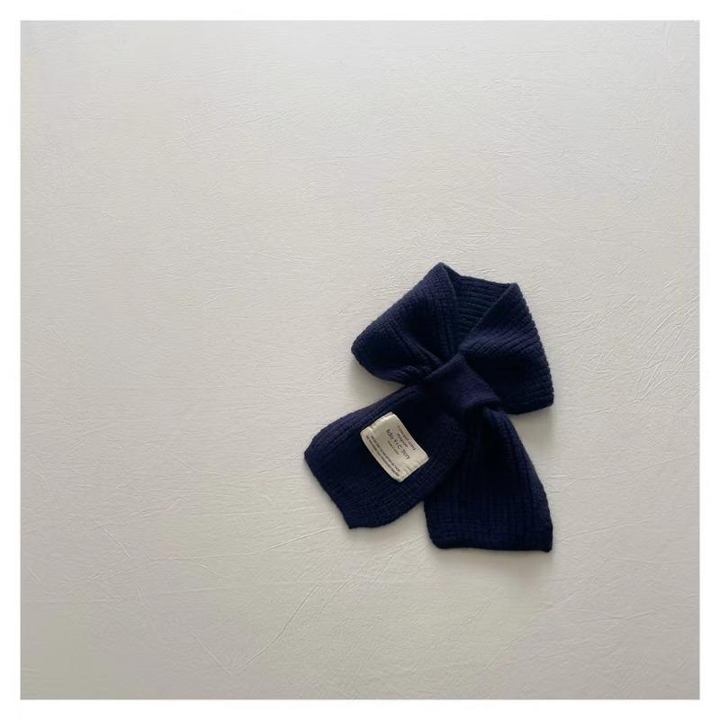 Eșarfă moale tricotată pentru copii, iarnă caldă pentru sugari, copil mic, șal pentru gât, modă pentru copii, fată, băiat, eșarfe pentru bebeluși, batic de culoare uni