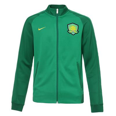 Authentic N98 Lifestyle Series Logo Comfort Stand Collar Football Jacket Men Jacket Green 849148-302