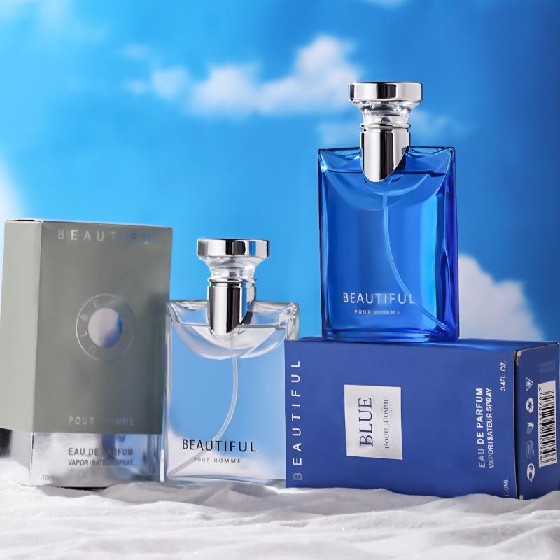 Little City Yika Darjeeling Tea Men's Perfume - 100ml Azure Gentleman Cologne, Long-lasting Light Fragrance