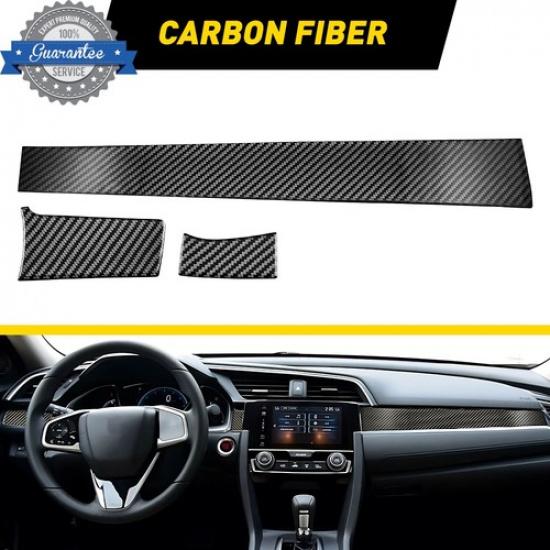 Interior Center Console Trim Panel Sticker Protection For Honda Civic 2016-2021