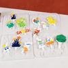 Non-Stick Easter Candle Holder Mold Flexible Gypsum Mold Spring Renewal Mold Heat Resistant Silicone Insert Mold Home Gift