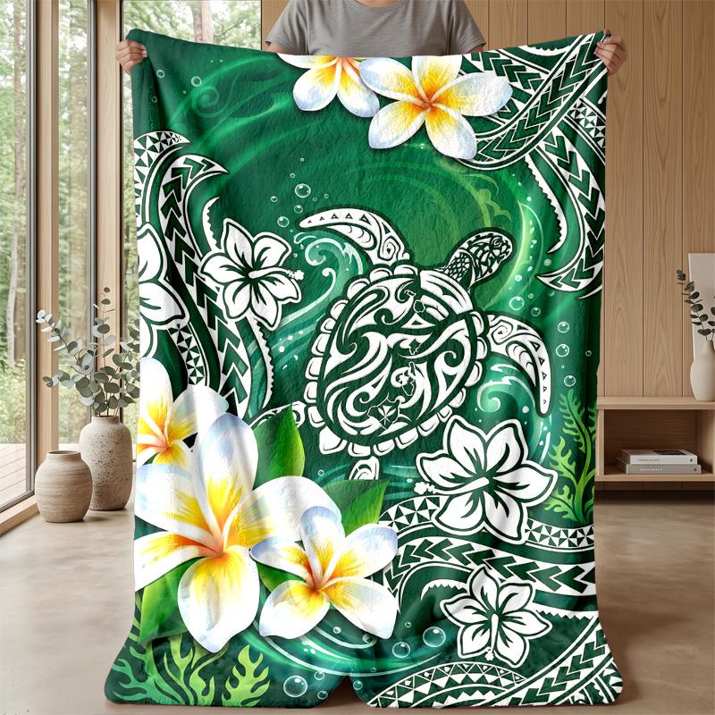 Space Turtles Journey Theme blanket Lightweight Warm Flannel Blanket Decorative Throw Blanket for Home Decoration