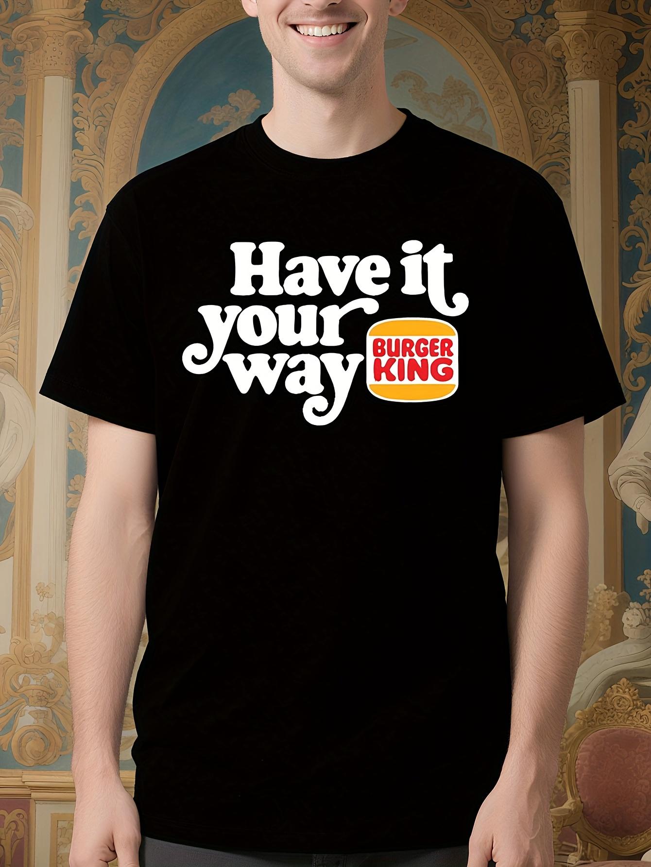 Vintage Burger King Retro - Have It Your Way Slogan Tee T-shirt XXXXL