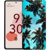 Summer Beach Scene At Sunset On Sea Palm Tree Phone Case For Google Pixel 9 8 7 6 Pro XL 8A 7A 6A TPU Shell Shockproof Cover