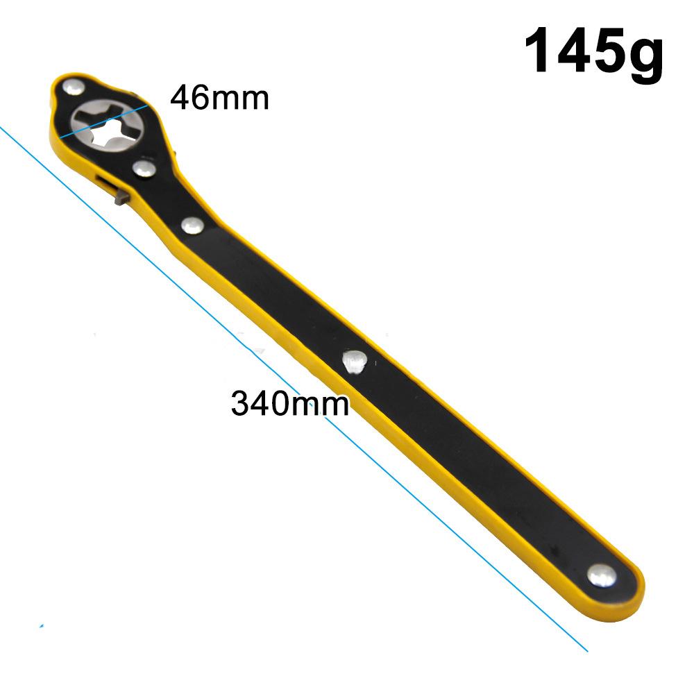 Labor Saving Jack Ratchet Wrench Car Long Handle Scissor Jack Lug 360° Forward And Reverse Knob Garage Tire Wheel For Motorcycle
