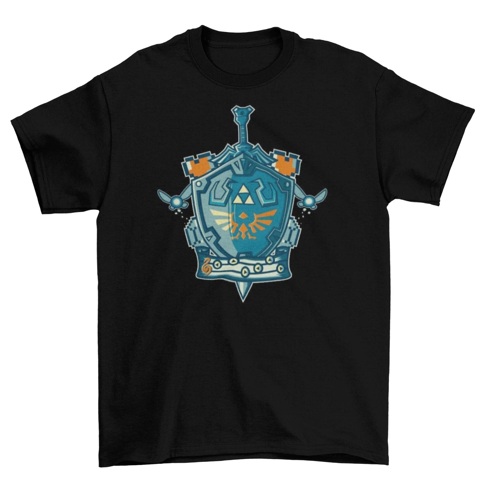 Hylian Shield Hyrule T-Shirt Unisex Legend of Zelda Video Game Adult Sizes New XXL