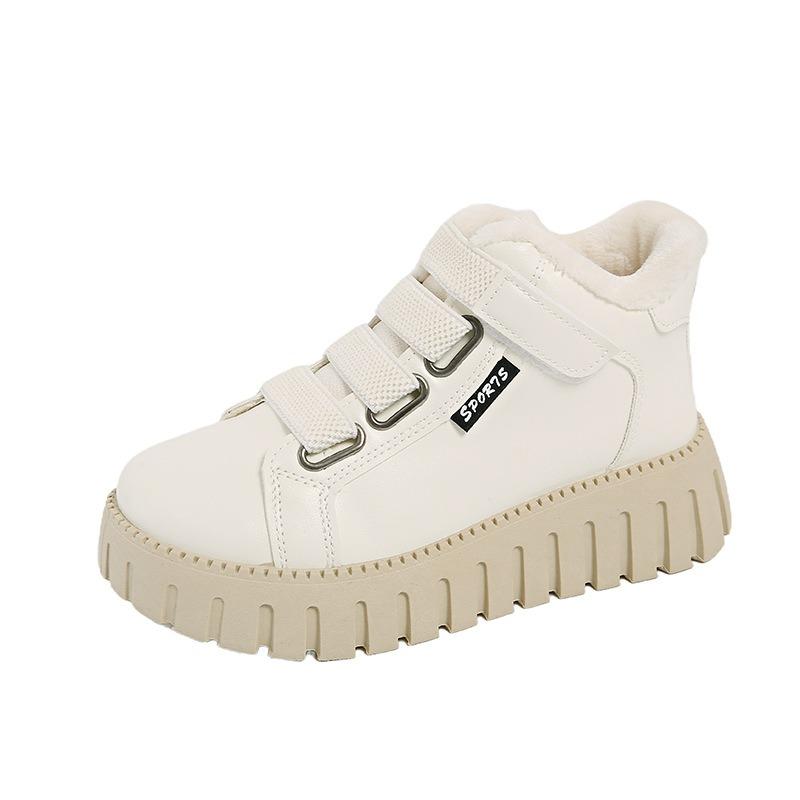 Little white shoes autumn new female students casual high-top versatile board shoes street shot