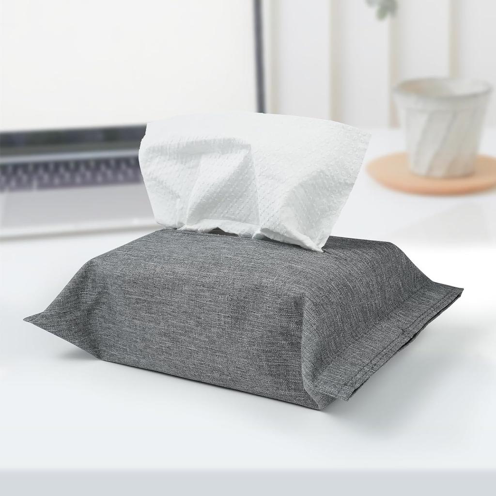 kakaforsa Toilet Paper Holder Reble Tissue Holder Travel Tissue Holder Wall Hanging Tissue Box Cover Toilet Paper Storage Rectangle Napkin Holder