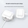 AirPods Pro 3 Transparent TPU Protective Case: Soft Earphone Cover
