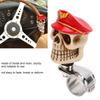 Skull Shape Stee  Wheel   3cm Diameter Metal Resin Turn Knob   for Cars Trucks Tractors Boats