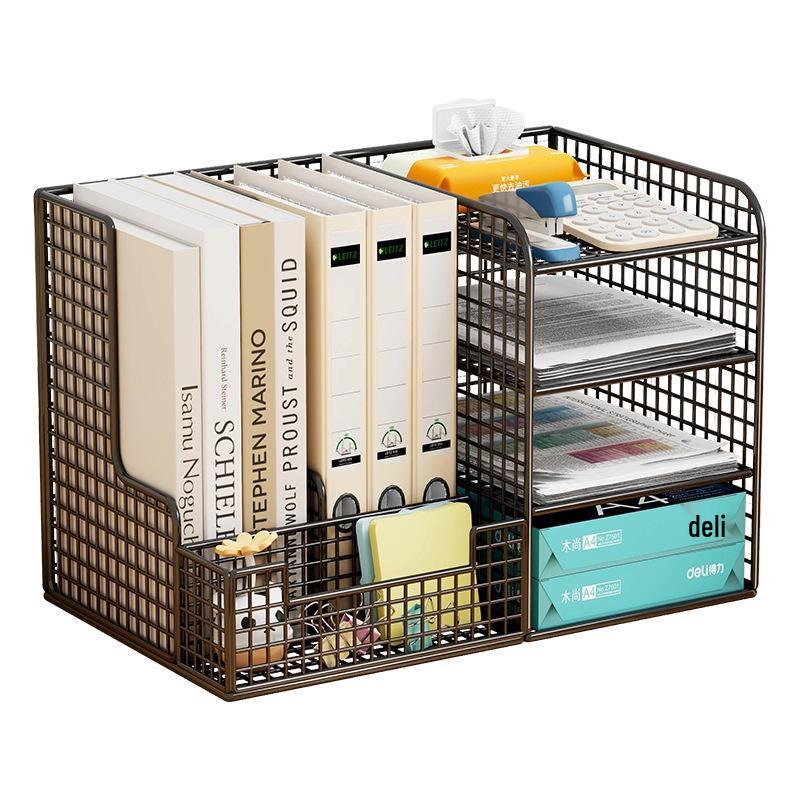 A4 File Organizer Box - Office Desk Storage & Bookshelf Folder System