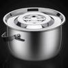 Bacon Grease Container with Strainer Stainless Steel Oil Storage with Lid And Handle High Temperature Oil Container Kitchen Grease Keeper